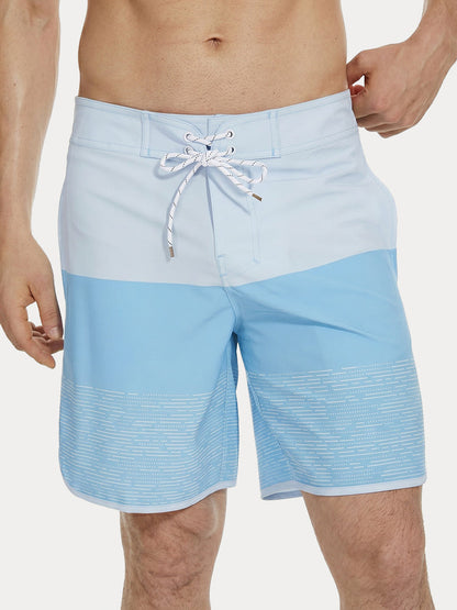 Men's Quick-Dry Multi-Pocket Printed Swim Trunks