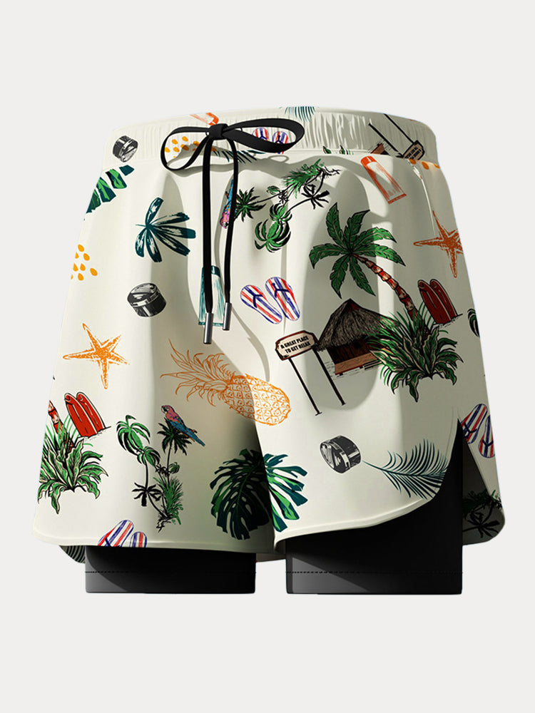 Men's Summer Printed Boardshorts