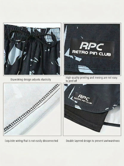Men's Summer Printed Boardshorts
