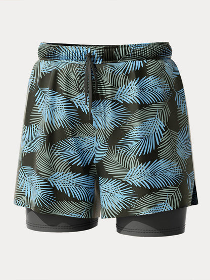 Summer Oasis Printed Swim Trunk