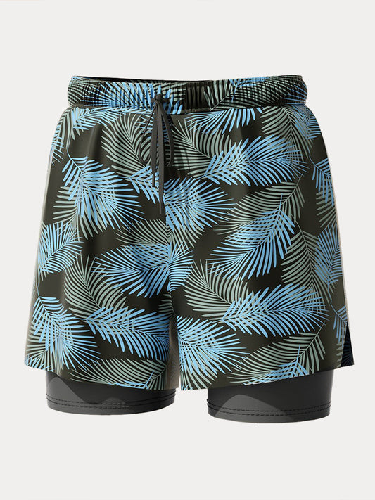 Summer Oasis Printed Swim Trunk