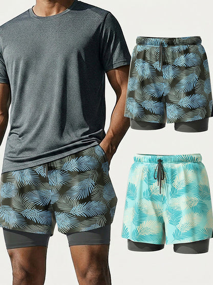 Summer Oasis Printed Swim Trunk