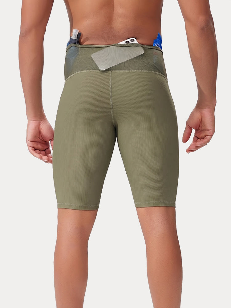 Men's Pro-Stretch Compression Running Shorts
