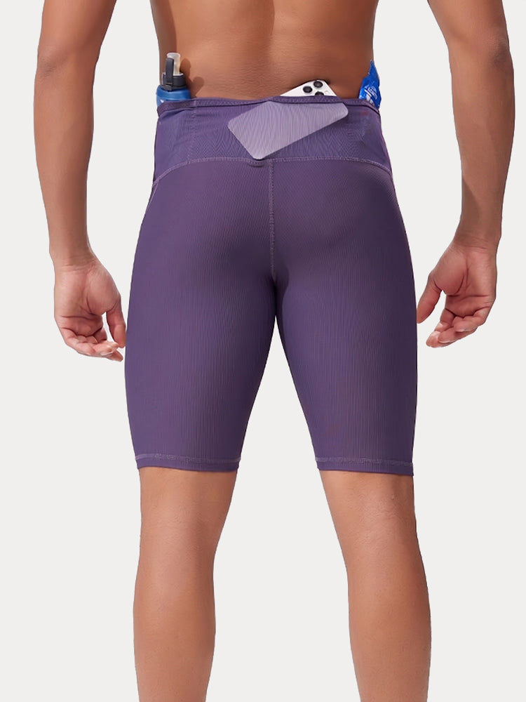 Men's Pro-Stretch Compression Running Shorts