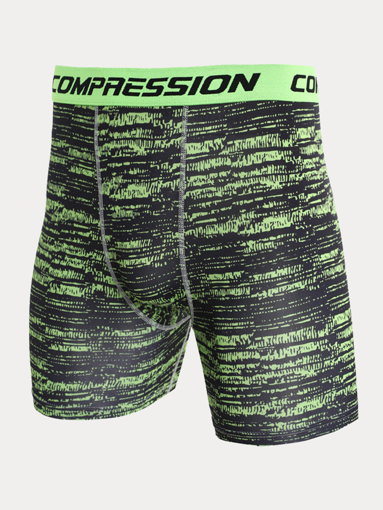 Men's Camo Compression Training Shorts