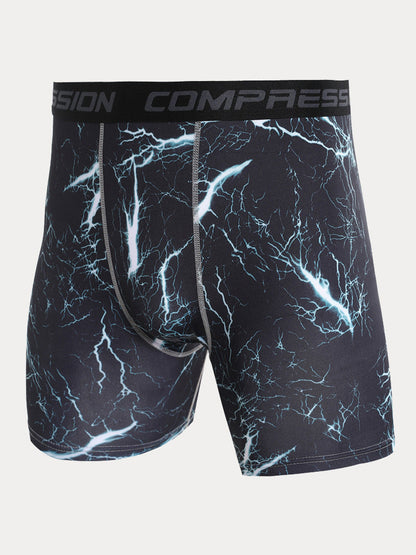 Men's Camo Compression Training Shorts