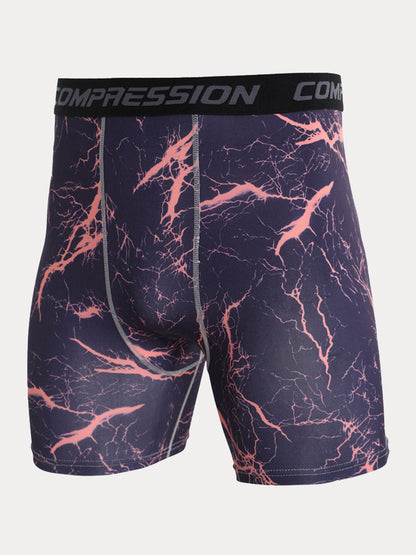 Men's Camo Compression Training Shorts