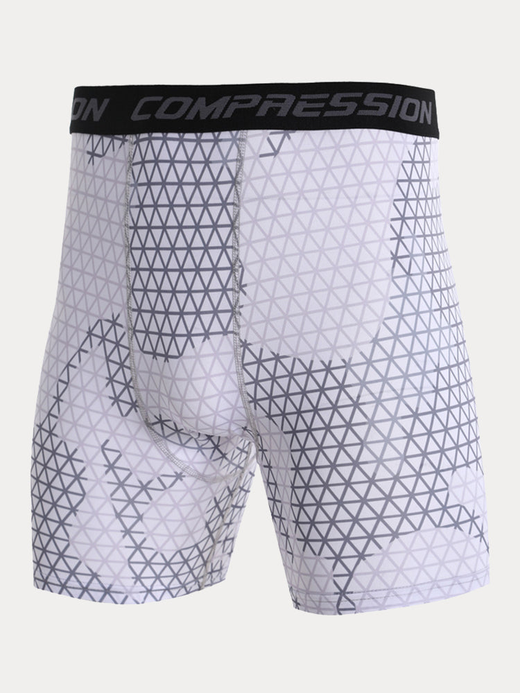 Men's Camo Compression Training Shorts
