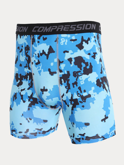 Men's Camo Compression Training Shorts