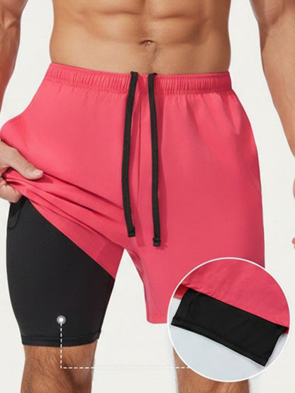 Men's 2-in-1 Lined Running Shorts