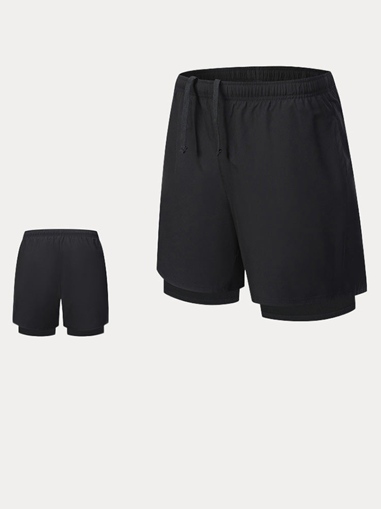 Men's 2-in-1 Lined Running Shorts