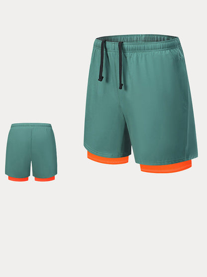 Men's 2-in-1 Lined Running Shorts