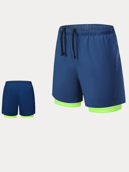Men's 2-in-1 Lined Running Shorts