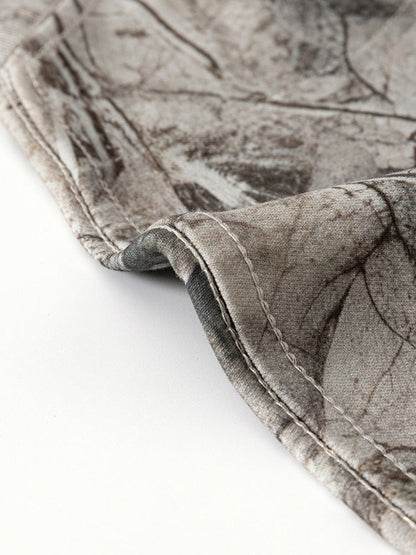 Luné® | Gabriel — Abstracte Ink-Print Shorts voor Heren