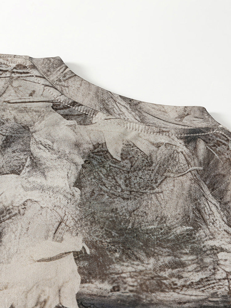 Luné® | Gabriel — Abstracte Ink-Print Shorts voor Heren