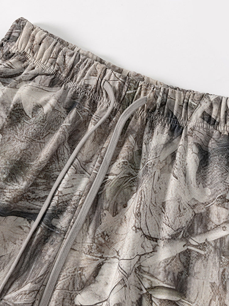 Luné® | Gabriel — Abstracte Ink-Print Shorts voor Heren