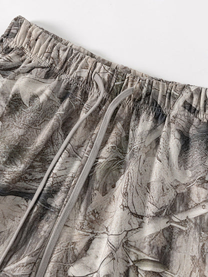 Luné® | Gabriel — Abstracte Ink-Print Shorts voor Heren