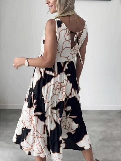 Luné® | Sofia — Elegante Bloemenjurk met Comfortabele Pasvorm