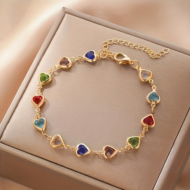 Luné® | Juliana — Elegante Hartvormige Armband