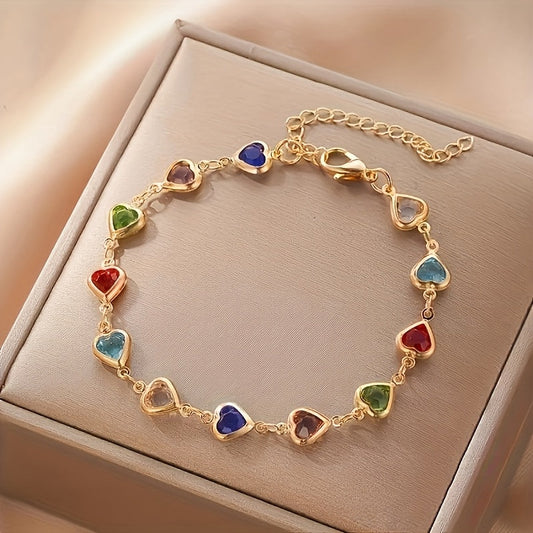 Luné® | Juliana — Elegante Hartvormige Armband