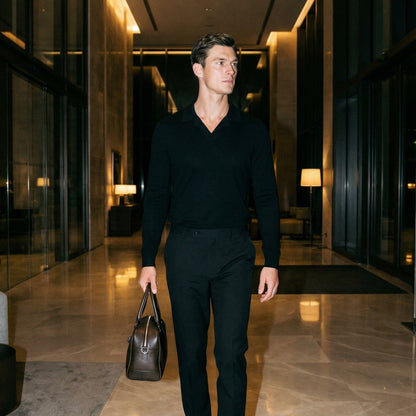 Luné® | Lorenzo — Luxe Gebreide Polo