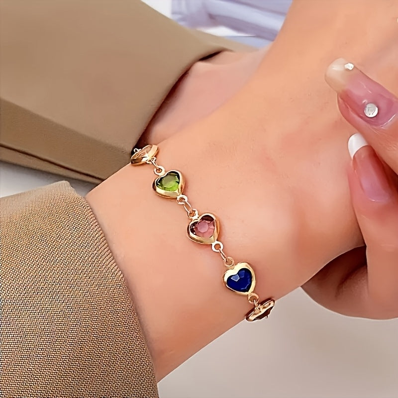 Luné® | Juliana — Elegante Hartvormige Armband