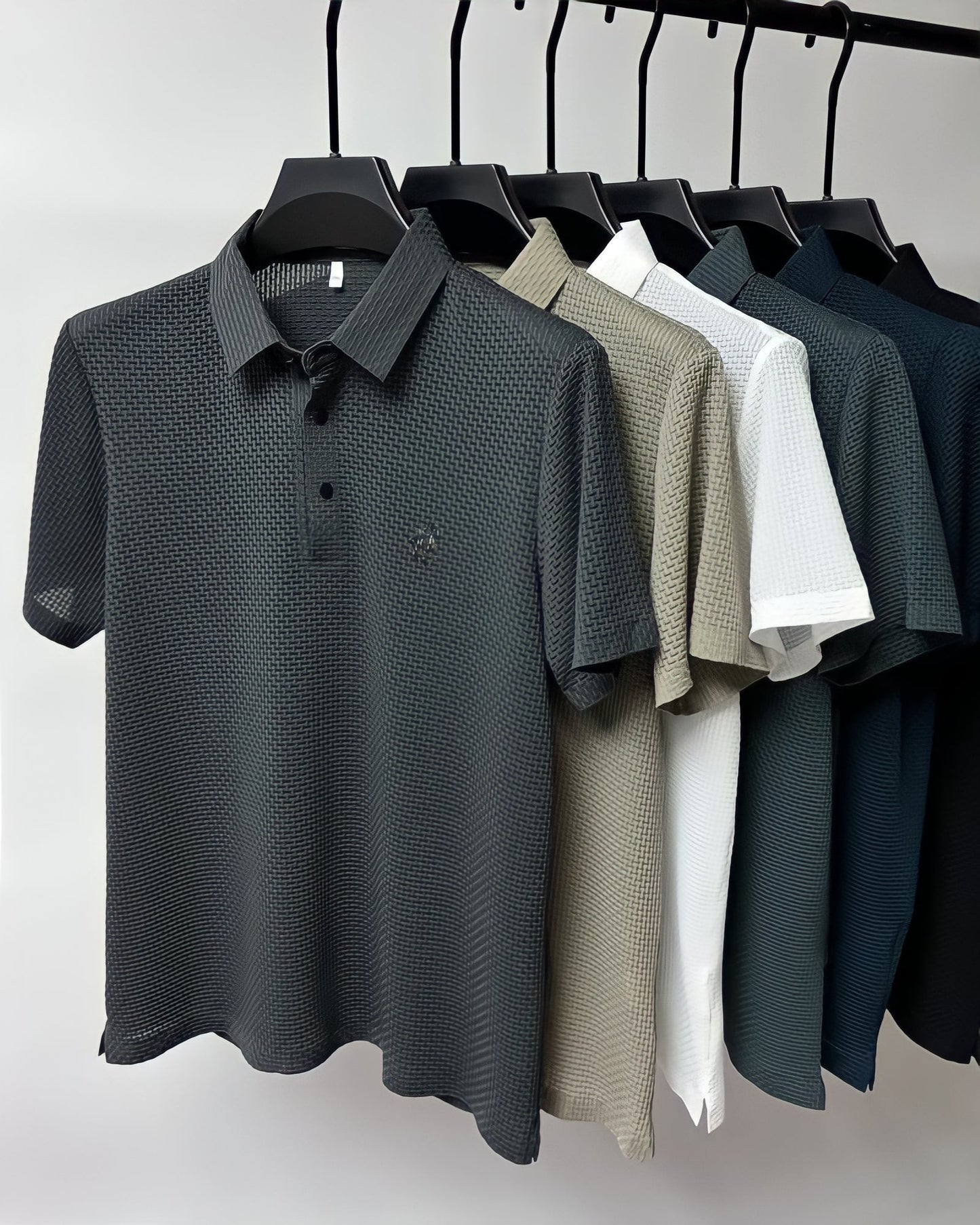 Daan | Gestructureerde Slim-Fit Polo