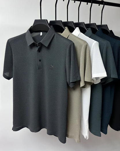 Daan | Gestructureerde Slim-Fit Polo