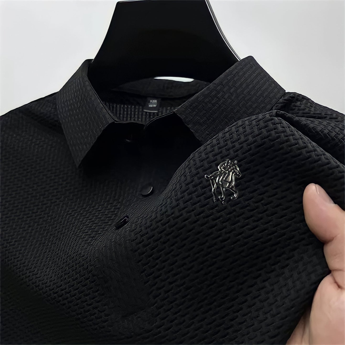 Daan | Gestructureerde Slim-Fit Polo