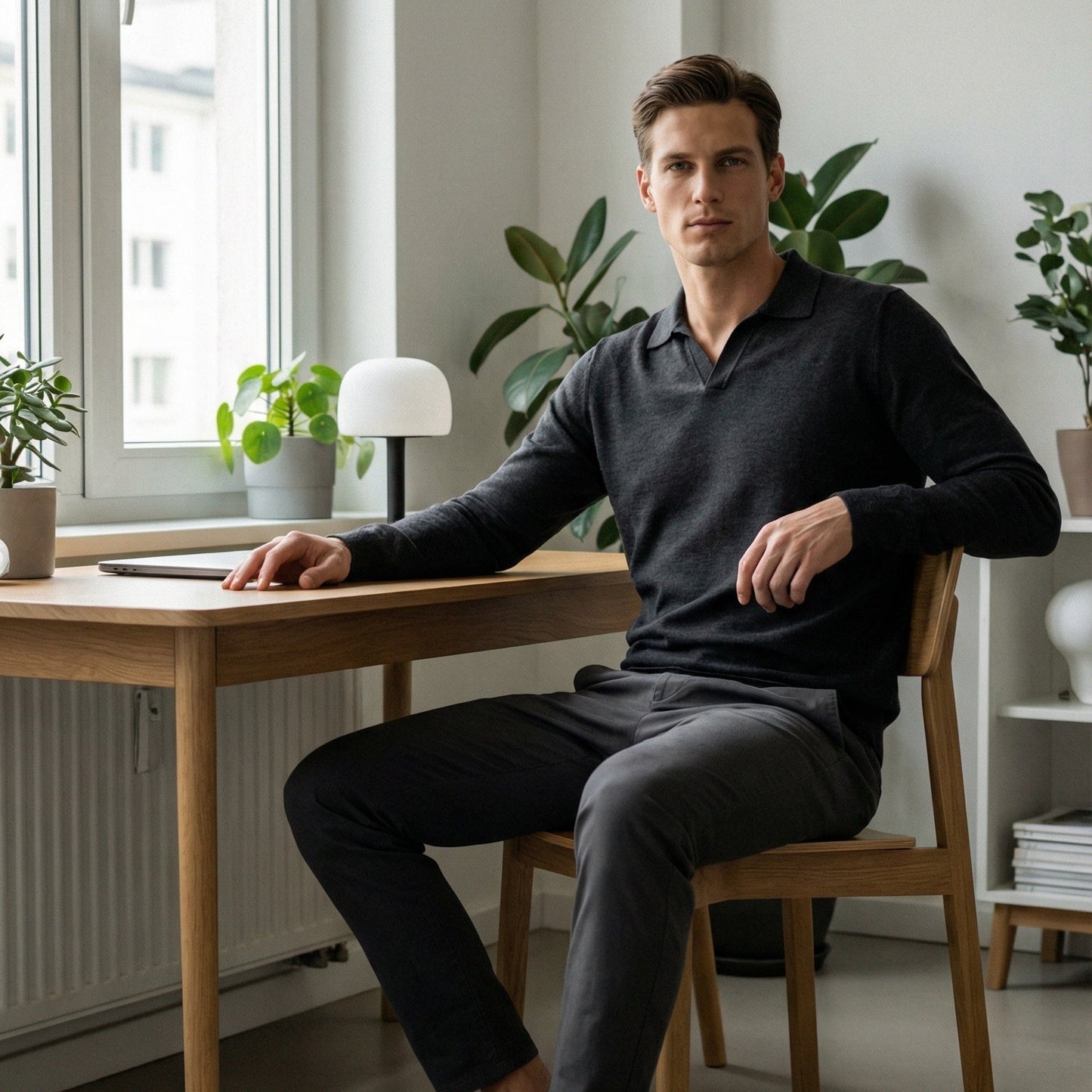 Luné® | Lorenzo — Luxe Gebreide Polo
