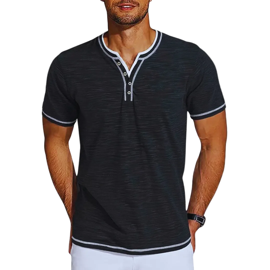 Finn | Stijlvolle Henley T-shirt