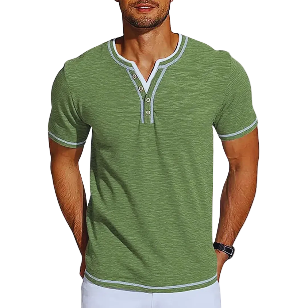 Finn | Stijlvolle Henley T-shirt