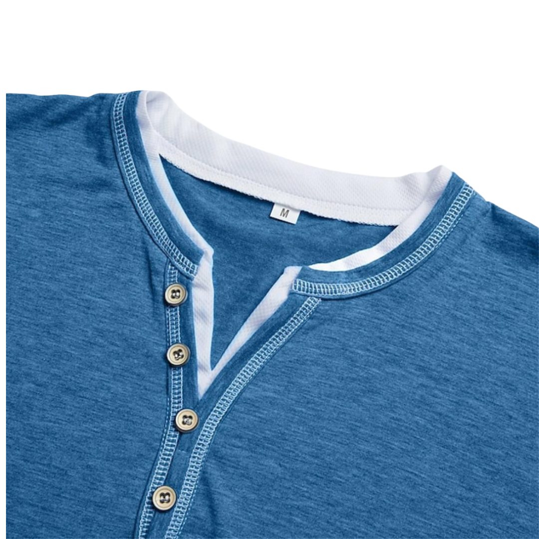 Finn | Stijlvolle Henley T-shirt