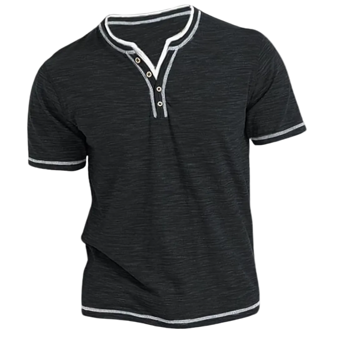 Finn | Stijlvolle Henley T-shirt