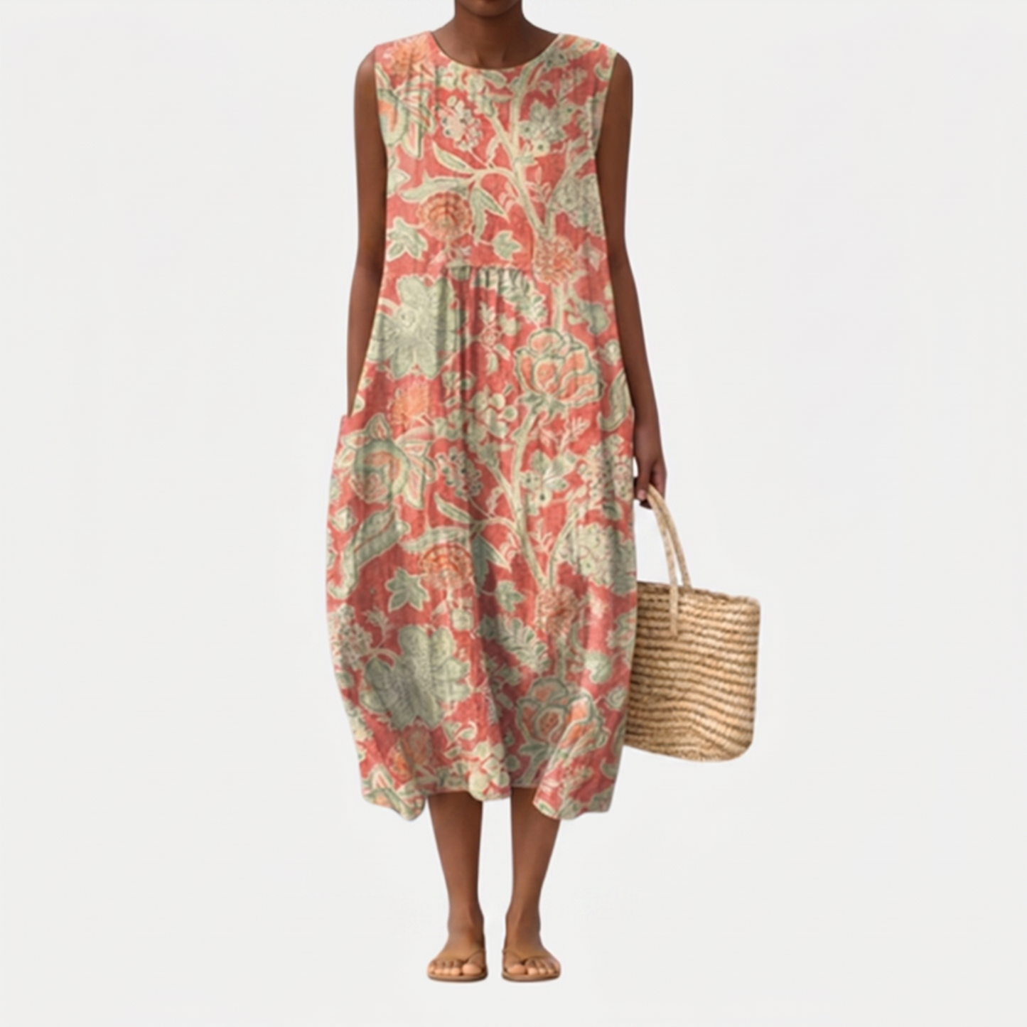 Luné® | Élise — Elegante Midi-Jurk