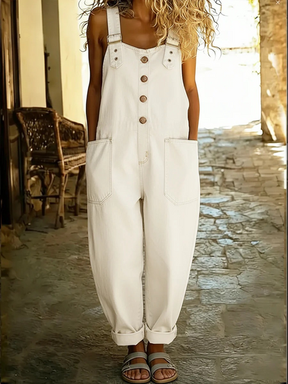 Lora™ - Vintage-stijl denim overall