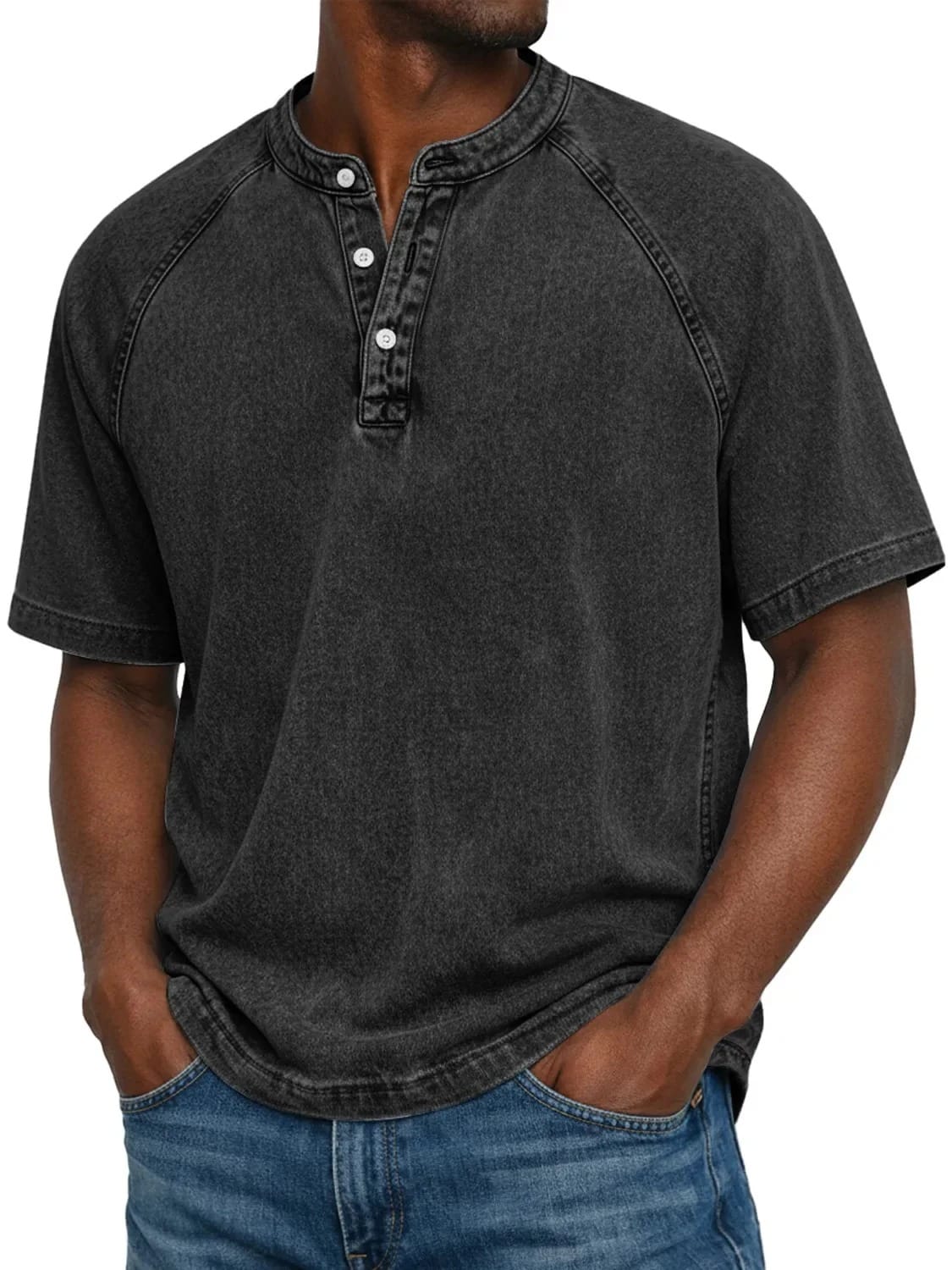 Zalecta | Vintage Henley Shirt