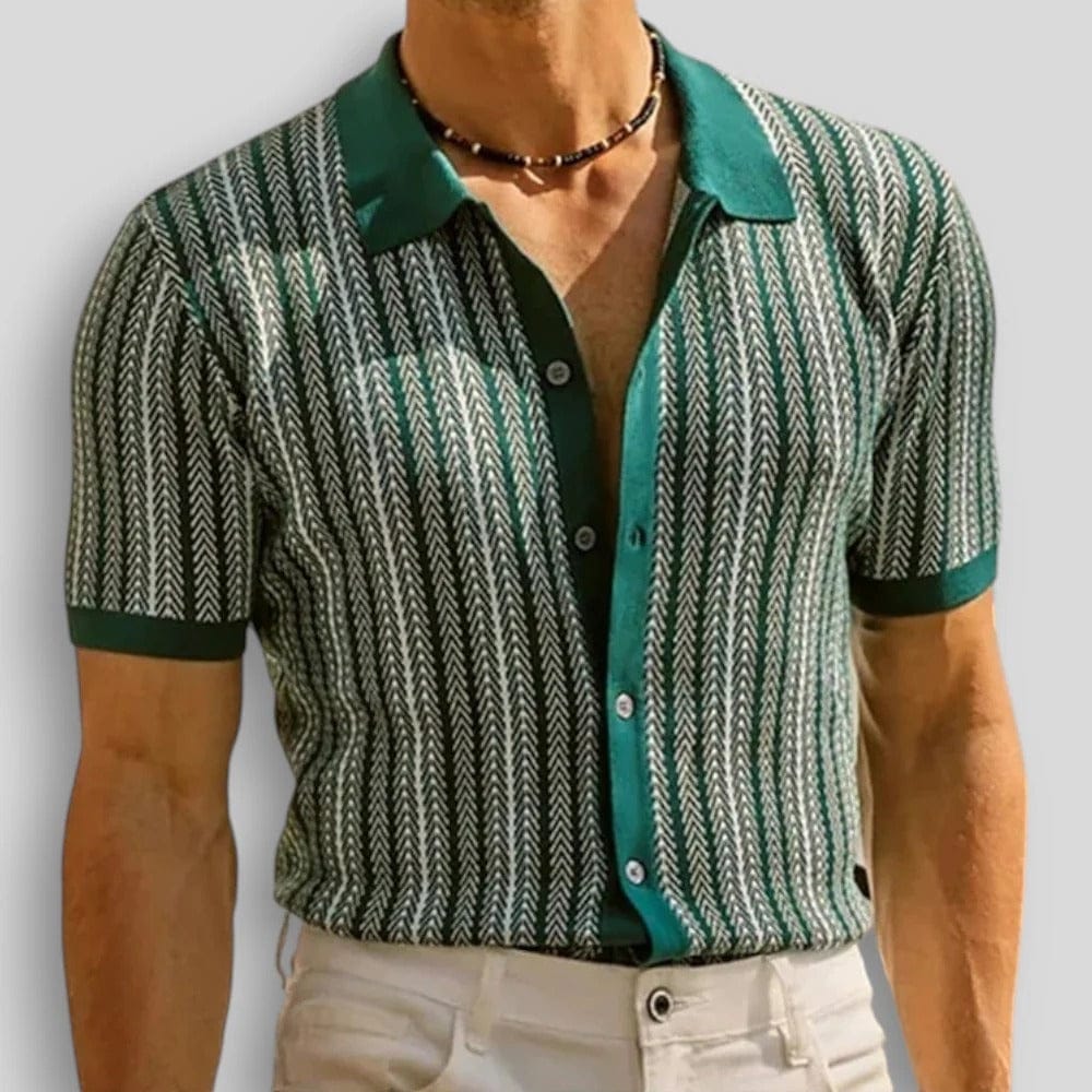Armand | Gestreepte Knit Polo