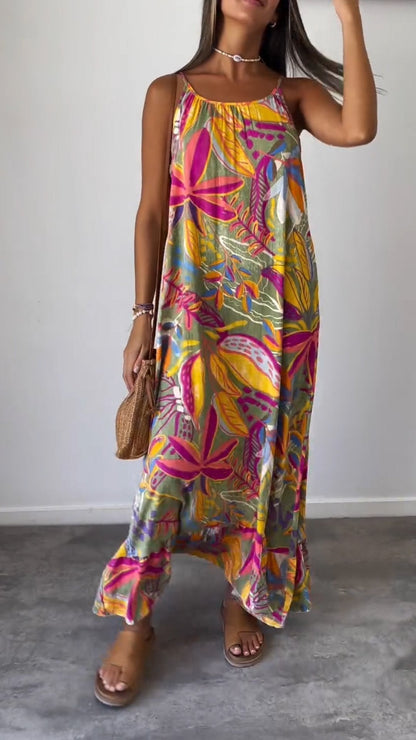 Luné® | Sofia — Elegante Bloemenjurk met Comfortabele Pasvorm