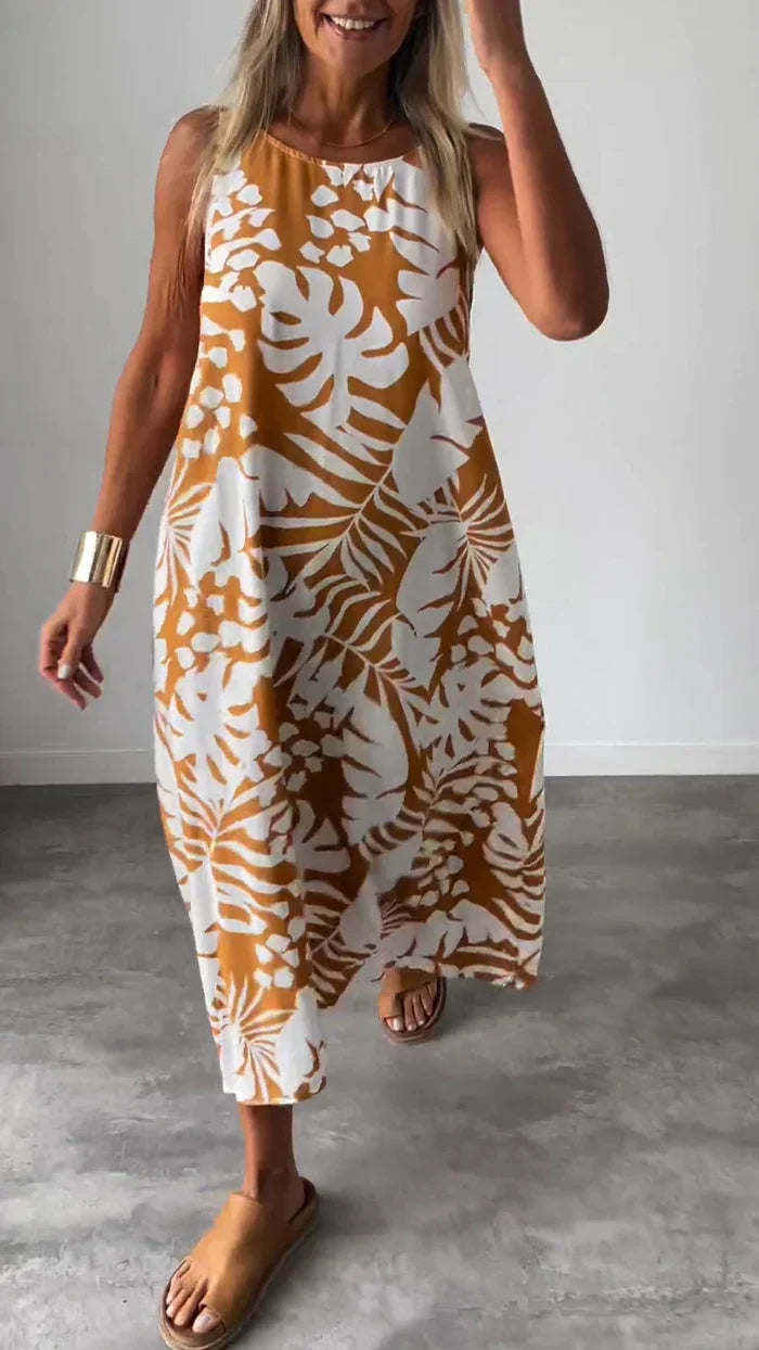 Luné® | Sofia — Elegante Bloemenjurk met Comfortabele Pasvorm