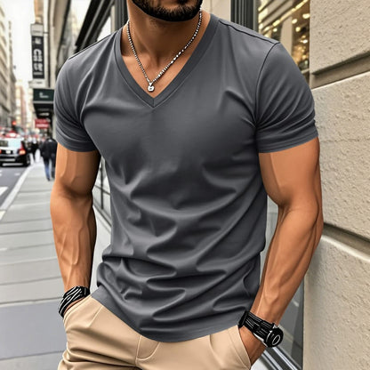Kobe | Comfortabele V-Hals T-Shirt