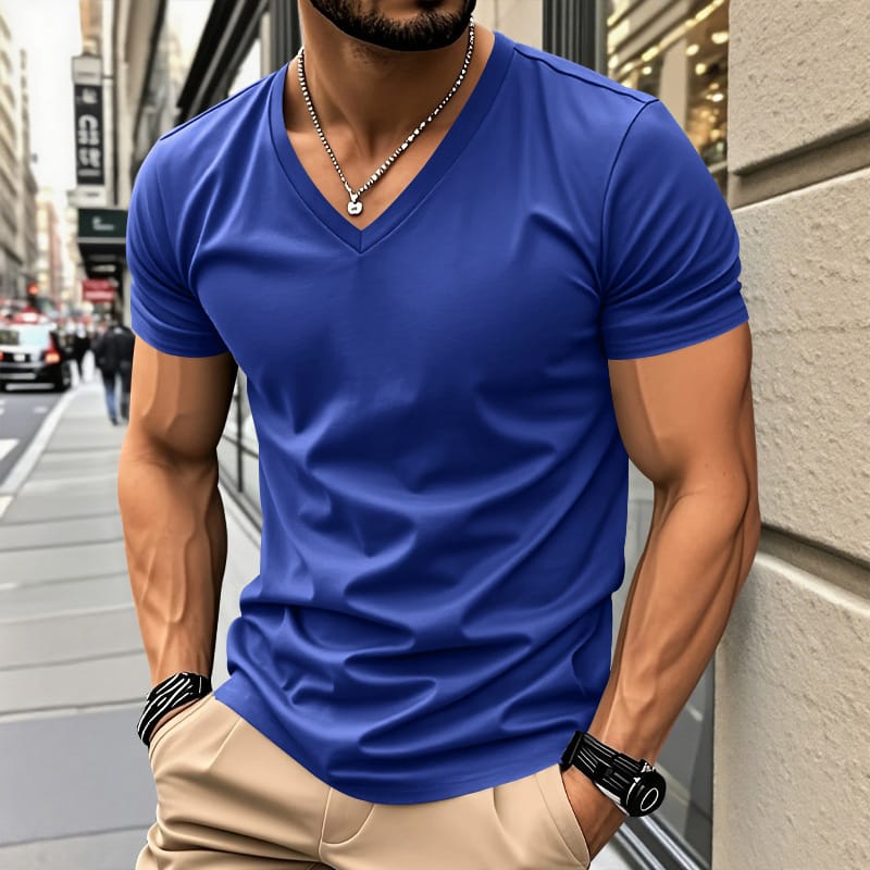 Kobe | Comfortabele V-Hals T-Shirt