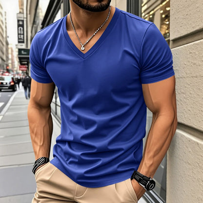 Kobe | Comfortabele V-Hals T-Shirt