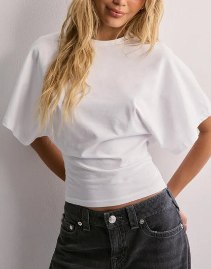 Luné® | Margot — Verfijnd T-shirt met Wijde Mouwen