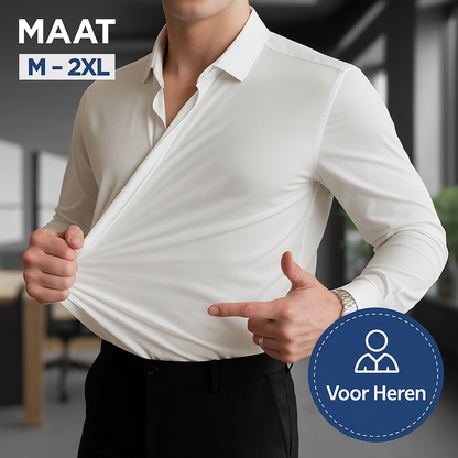Luné® | Alexander — Kreukvrij Stretch Overhemd voor Heren