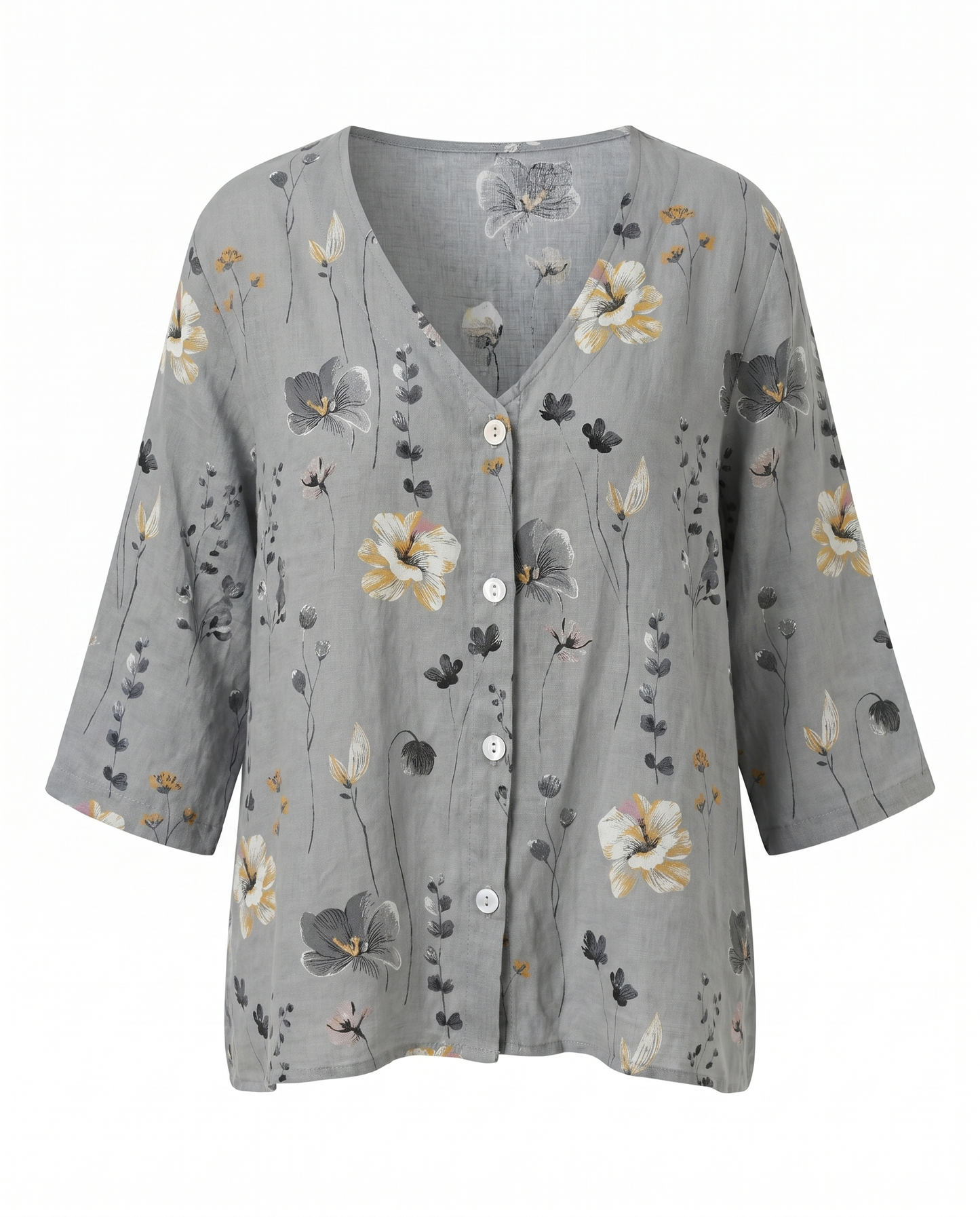 Luné® | Camille — Elegante Damesblouse met Driekwartmouwen